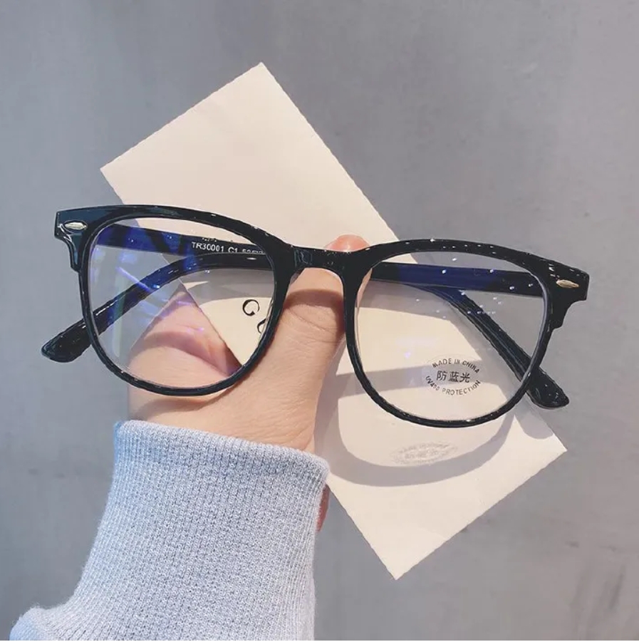 Anti Blue Light Glasses Women Vintage Computer Men Eyeglasses Plain Frame Gaming Spectacles Bluelight Glasses Eyewear Tea as picture