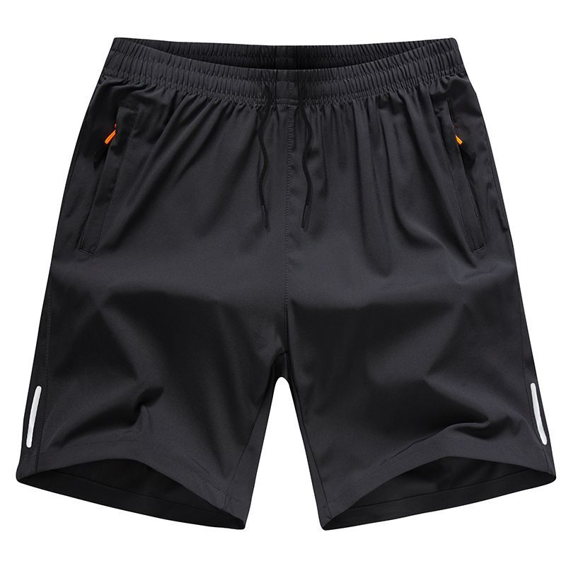 Men's shorts, summer ice silk sports quick drying pants, loose 5-point large shorts, worn outside, beach casual shorts, wholesale
