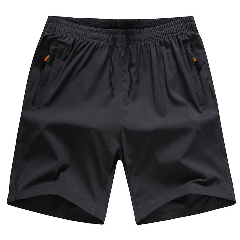 Men's shorts, summer ice silk sports quick drying pants, loose 5-point large shorts, worn outside, beach casual shorts, wholesale