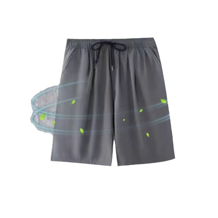 Manufacturer wholesale summer casual sports five quarter pants men's ice silk mesh thin camouflage pants loose plus size casual running