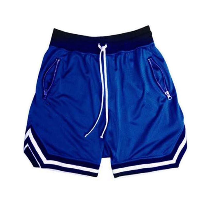 Summer muscle partner running basketball training thin mesh sports shorts men's breathable fitness five quarter pants