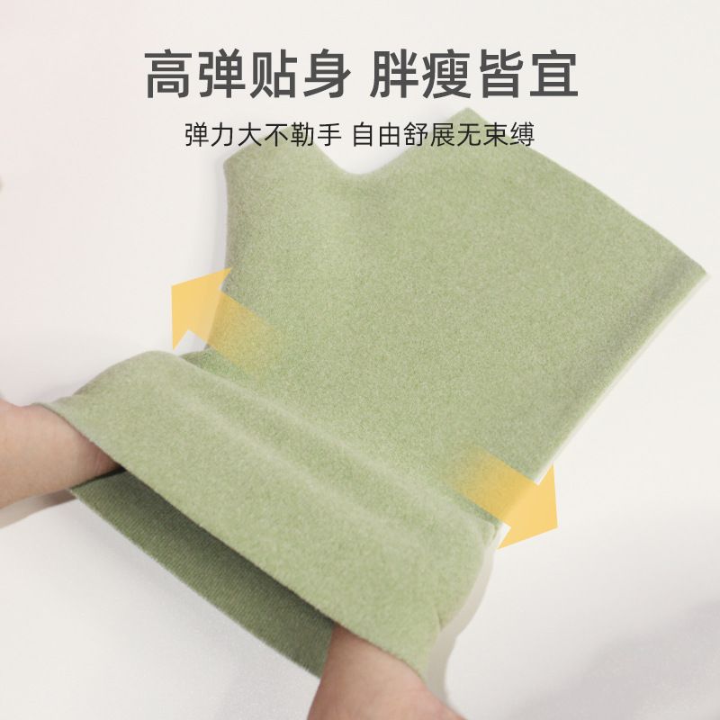 New autumn and winter German velvet warm gloves for women, exposed touch screen touch screen repair, slimming effect, and velvet indoor office half finger gloves