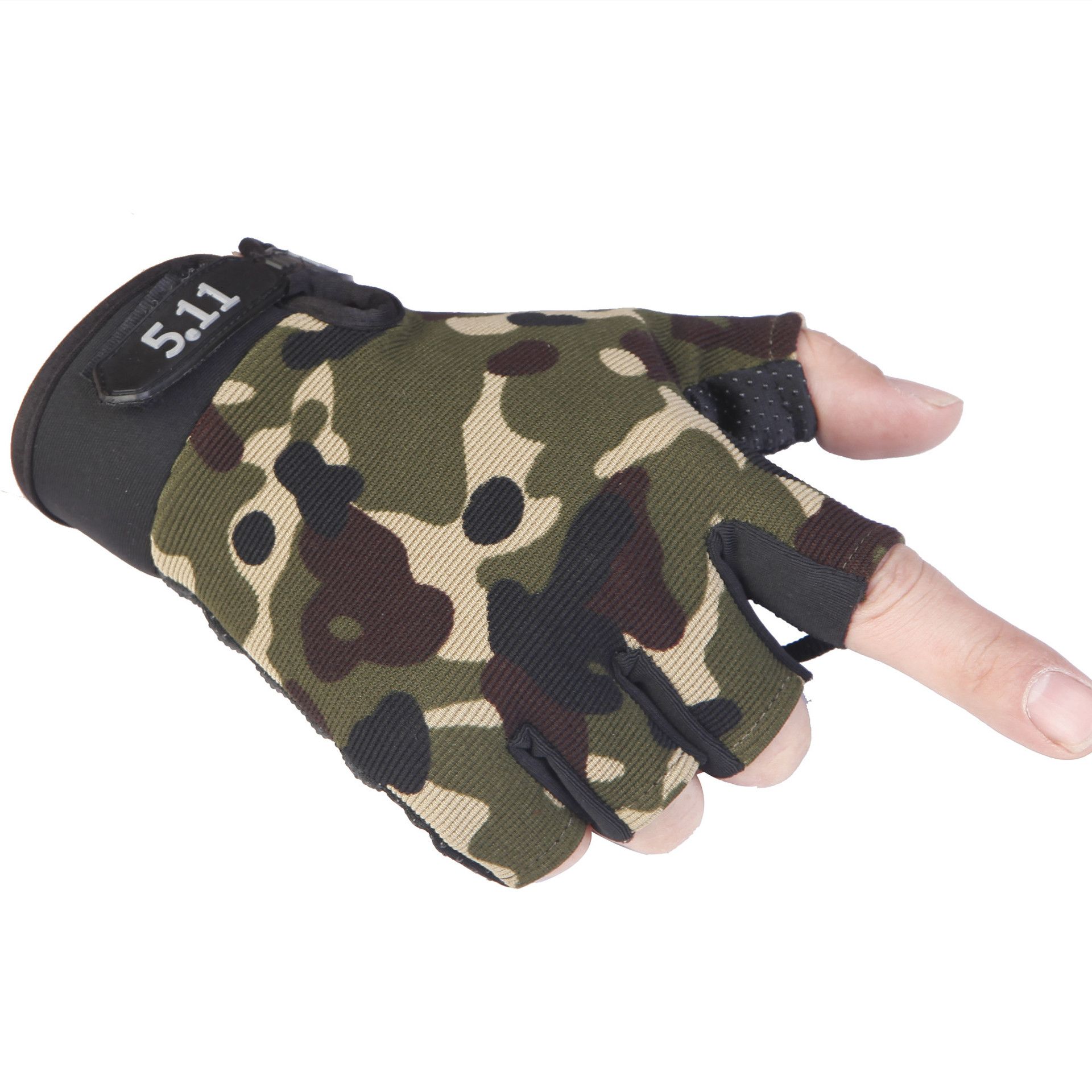511 Half Finger Tactical Gloves Outdoor Fitness Cycling Sports Driving Men's and Women's Gloves Anti slip Breathable Thin Edition