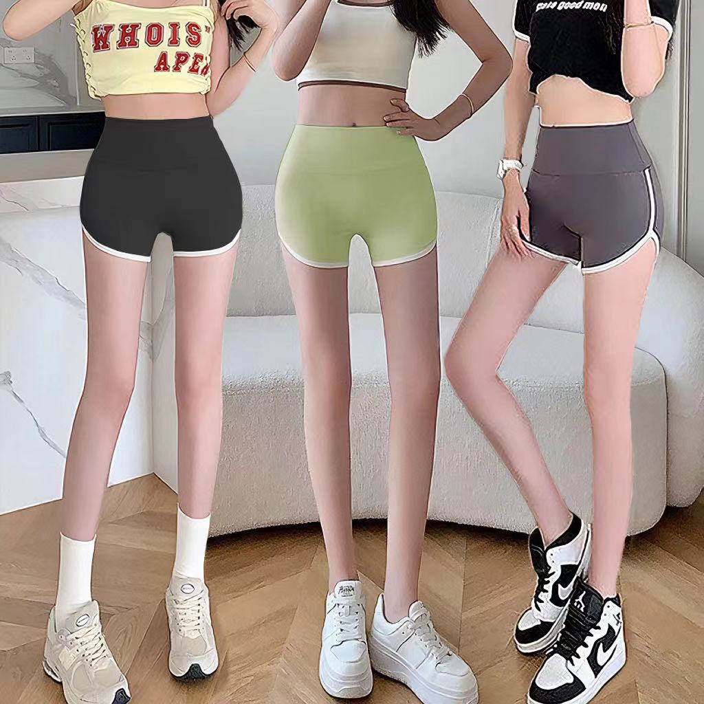 Sports shorts for women, summer high waisted three part pants, safety pants, yoga pants, plus size casual pants, beach pants, leggings for women