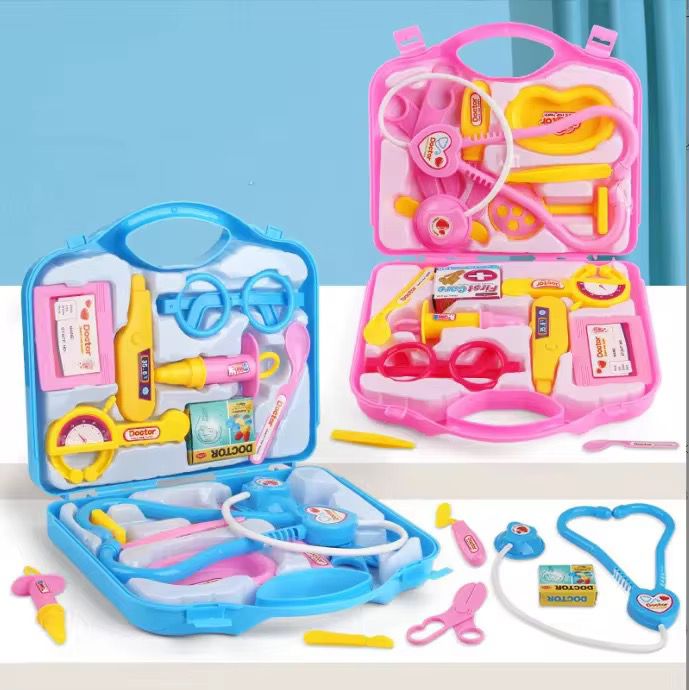 Kids Pretend Play Doctor/Nurse Set 👨‍⚕️💉

Let your little one’s imagination run wild with this fun and educational doctor/nurse set! Perfect for role play, this set comes with realistic medical tool