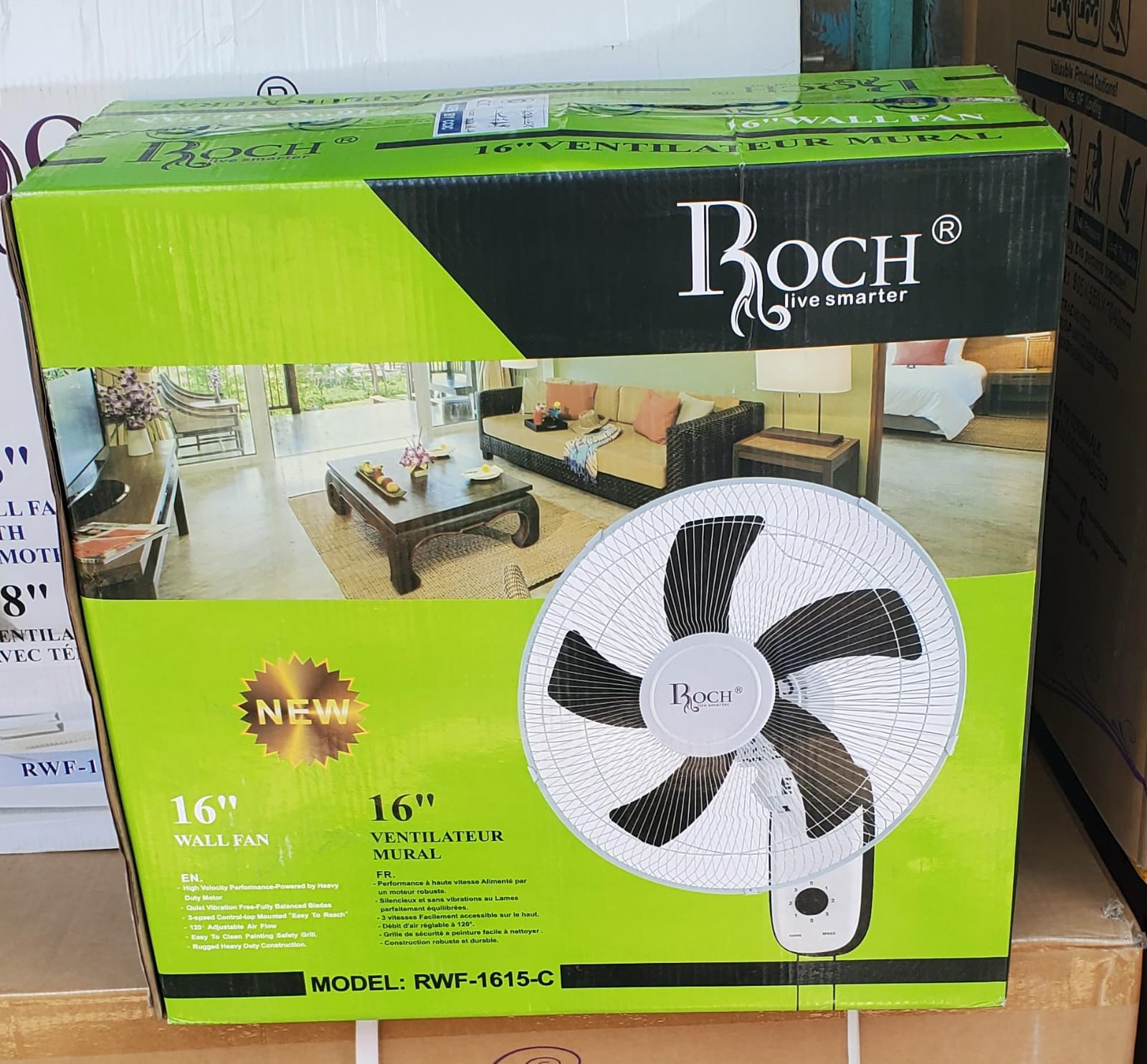 Best price for 💨 Roch 16-Inch Wall Fan – Powerful Cooling, Space-Saving ...