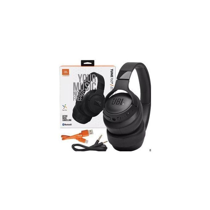 JBL TUNE 760 Wireless Headphones | Pure Bass | Active Noise Cancelling | 40mm Drivers | 35h Battery | USB-C Quick Charge | Foldable Design | Mic & Voice Assistant