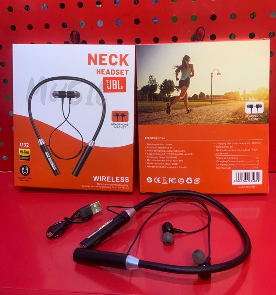JBL Wireless Neckband Headphones | Bluetooth 5.0 | Hi-Res Audio | Magnetic Earbuds | Built-in Mic | 15h Battery | Noise Reduction | Comfortable Neckband Design