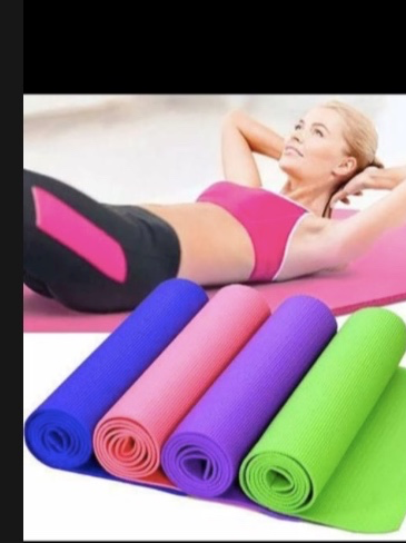 10MM High Quality Exercise/Yoga Mat For Men & Women Fitness, 100% non-toxic and safe for body and environment, Eco-friendly and made from recyclable EVA material.
