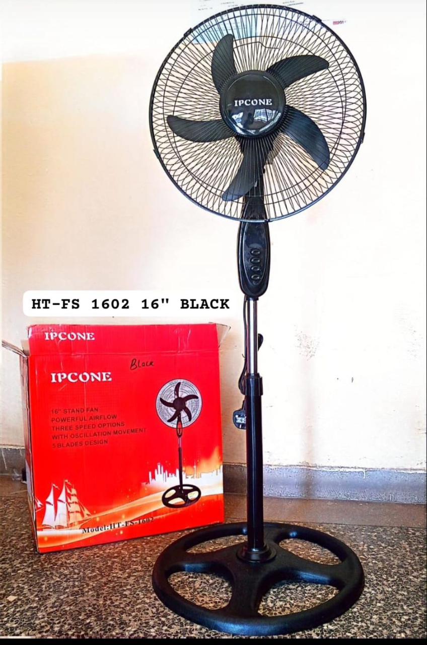 IPCONE 16 /18 Inch Stand Fan -5 Blades 3 Speed Powerful motor Fan Electric Floor Fan Cooling Fan Cooler Floor Fan