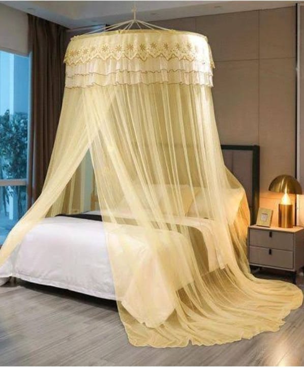 🎇RESTOCKED🎊4 BY 6, 5 BY 6 Round Double Decker Mosquito Net🎇Brings a nice look 
Easy to assemble
It decorates your rest room 
 Light and airy
It's easy to wash
Light to carry
 Comfortable