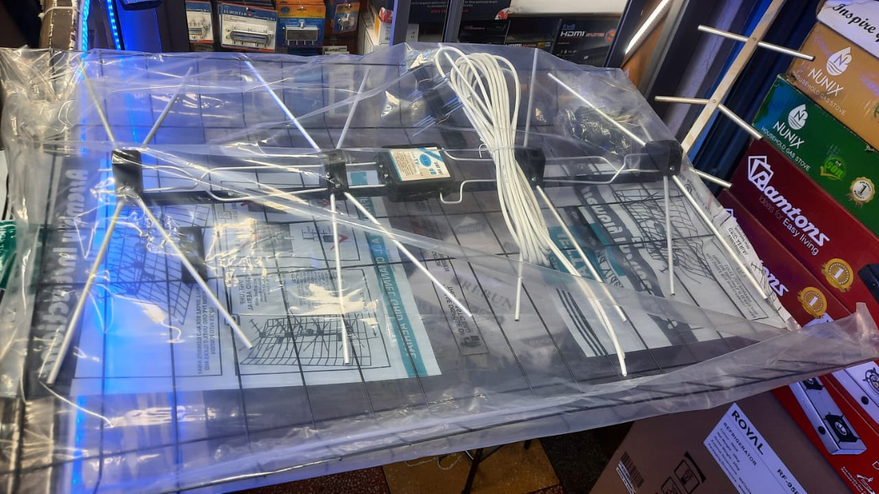 Jetta Aerial Assembled High Gain Outdoor TV Antenna for Clear Digital Reception Long Range Signal Booster Weather Resistant Roof Mount Ready Free To Air Channels Support Home Use😶‍🌫️outdoor durabili