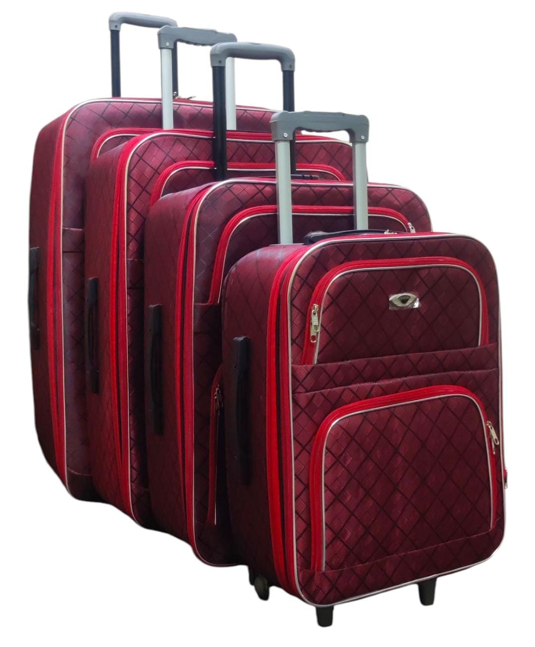 CLEARANCE SALE🔥4in1 Pioneer Suitcase Travelling Bag Stylish travel suitcase made from durable fabric. It comes with a set of 180-degree wheels for convenient movement.😶‍🌫️comes with a set of 180-de