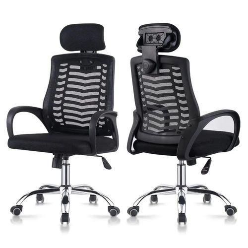 Experience unparalleled comfort and support 🔥🔥0RTHOPEDIC HEADREST ORG ADJUSTABLE OFFICE CHAIR black🎉provide ergonomic excellence, this chair offers optimal lumbar support and breathability, ensurin