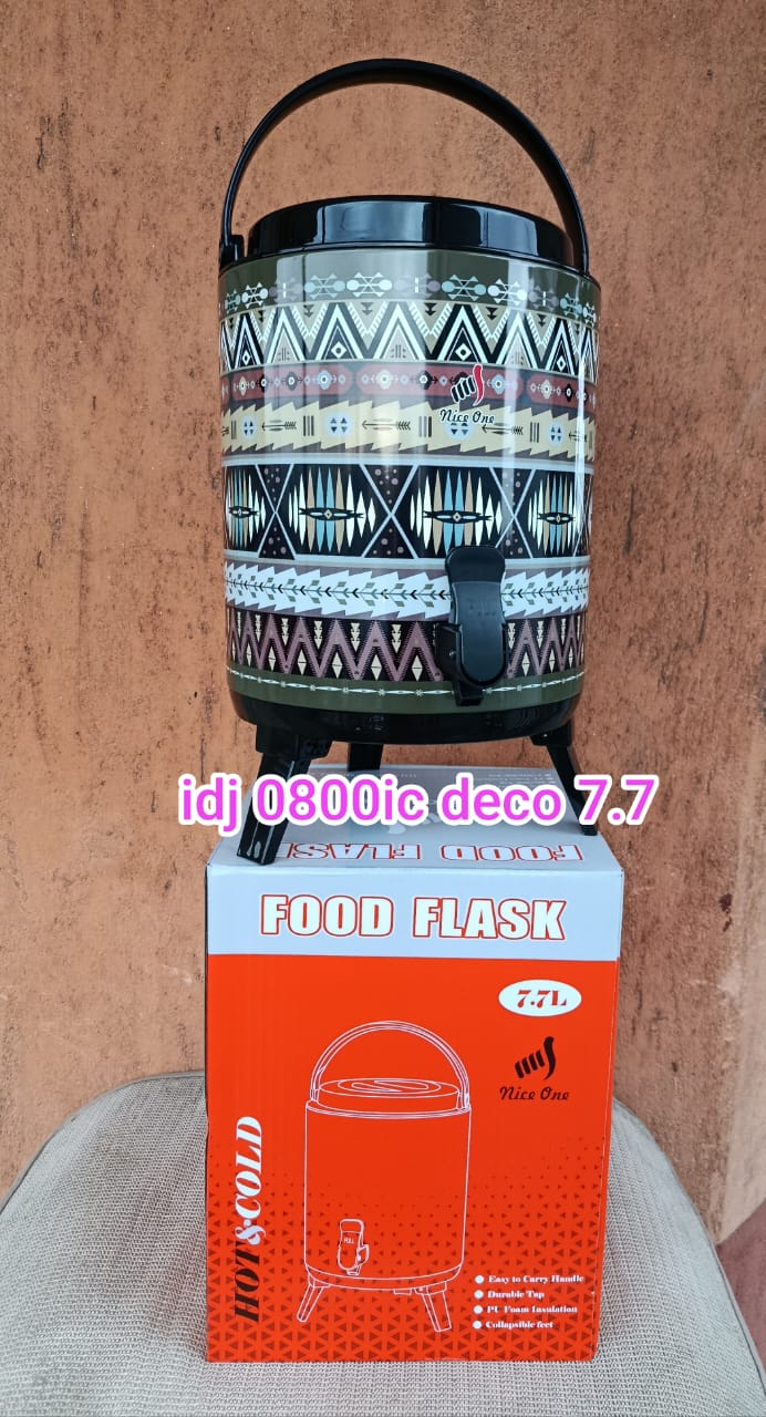 🔥Restocked 🔥SUNDABESTS High Quality 7.7L Litres Hot & Cold Food Flask – Durable, Elegant, and Ideal for Travel or Events🔥double-wall insulation ensures maximum temperature retention while maintaini