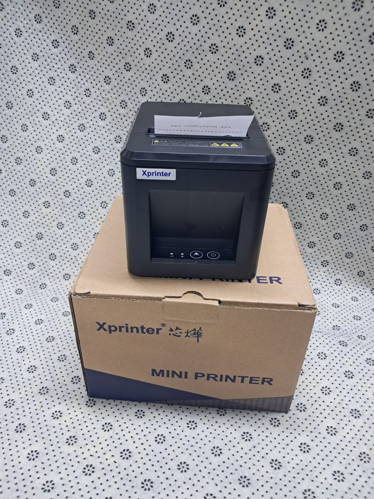 READILY AVAILLABLE☀️XPrinter receipt printer MINI THERMAL RECEIPT 80mm PRINTER USB+LAN Connection With Auto Cutter🎇comes with USB and Serial interface to integrate with a host of free POS application