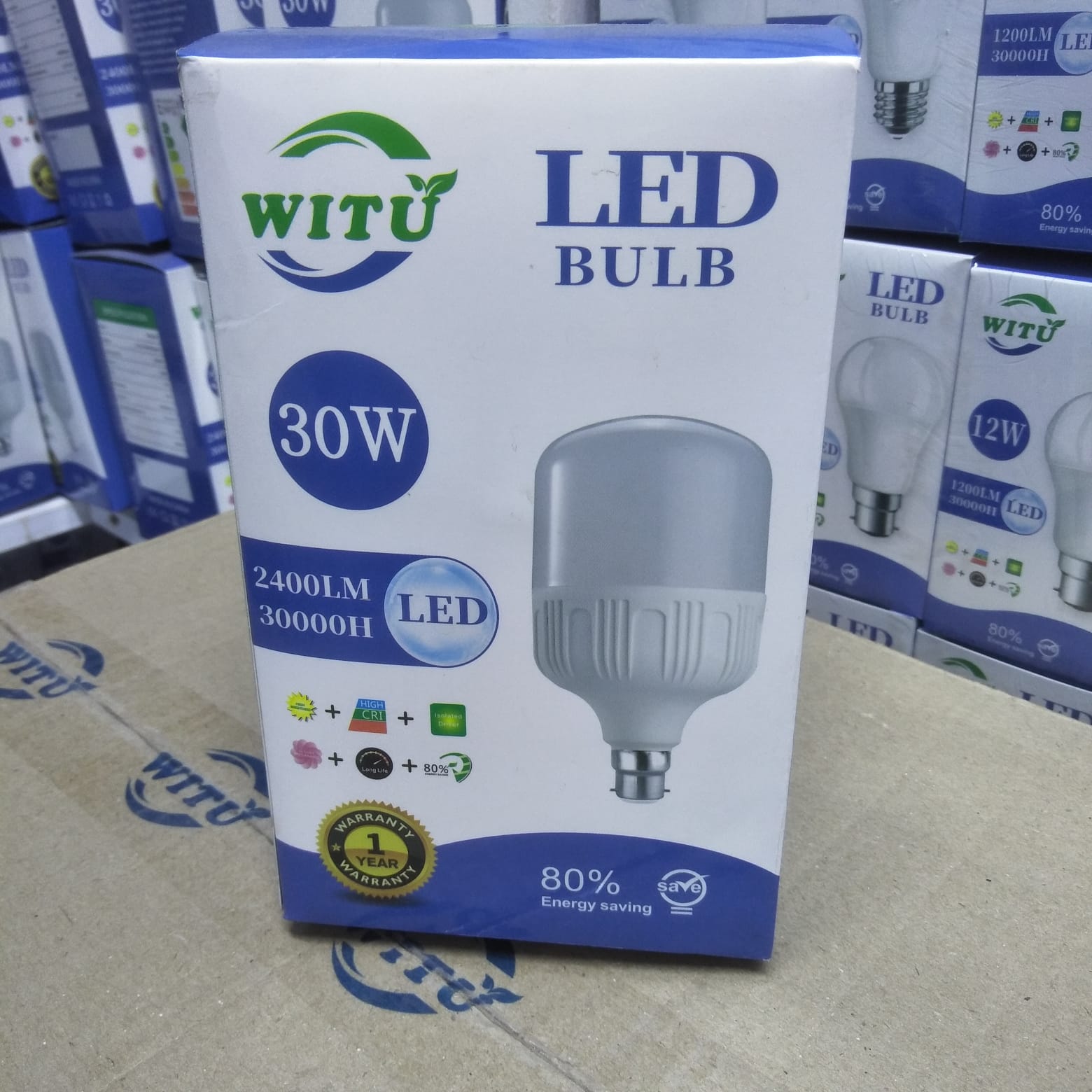 2 PC Smart Intelligent Rechargeable Energy Saving LED witu Bulb 30w Intelligent bulb energy saving bulb emergency bulbs holds power even when no electricity🔥🔥energy-saving bulb not only provi