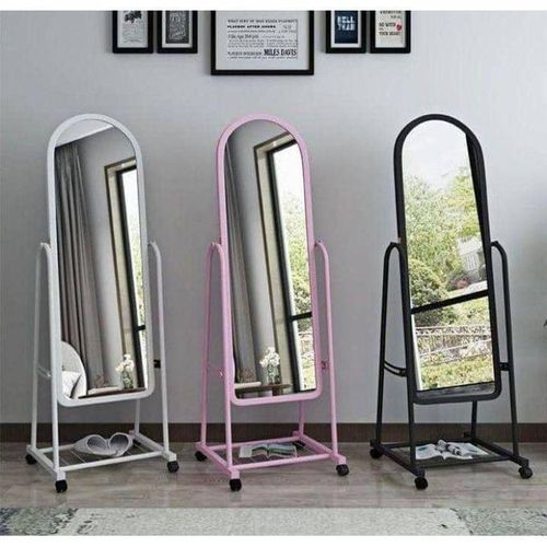 🦋Nice One Full-Length Dressing Mirror Standing Floor Mirror With Stand Bedroom & Dressing Room Mirror Modern & Sleek Design🎉Comes with a sturdy, foldable stand, allowing you to easily place the mirr