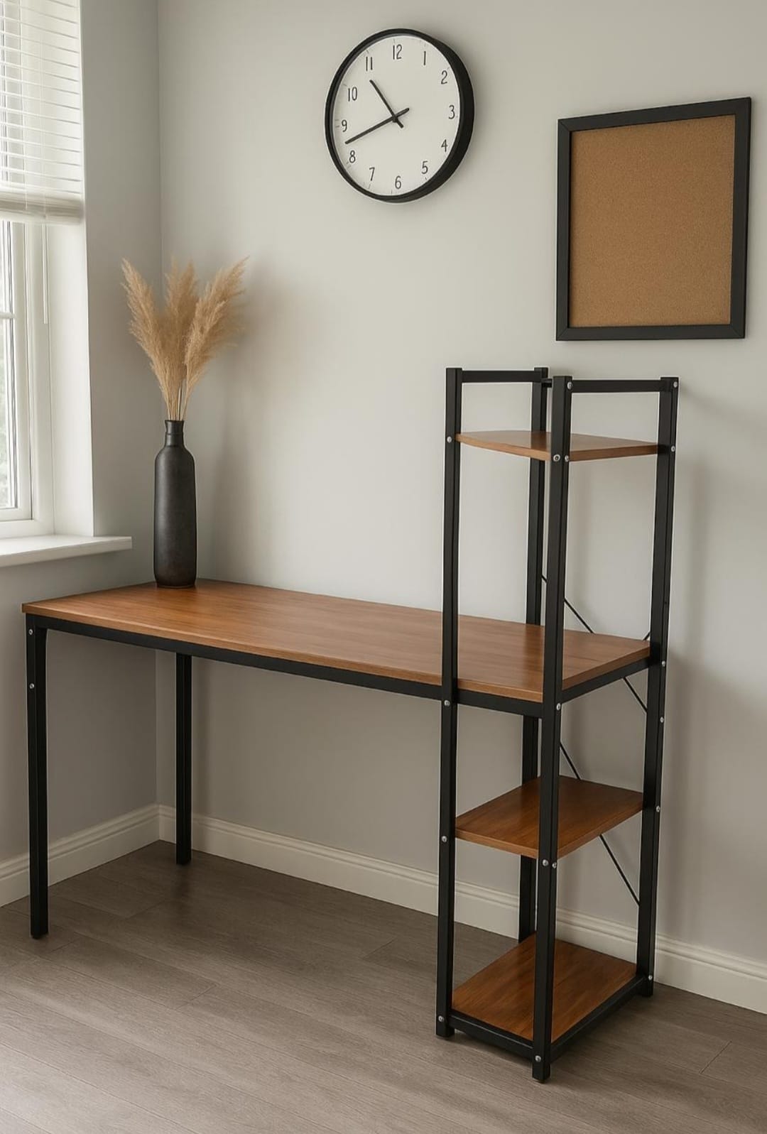 ▶️DESK
▶️can be used as office desk,school desk,Blogging desk🤣
▶️Made of HIGH QUALITY(100%) wood and metal
▶️Size  120*65*140cm