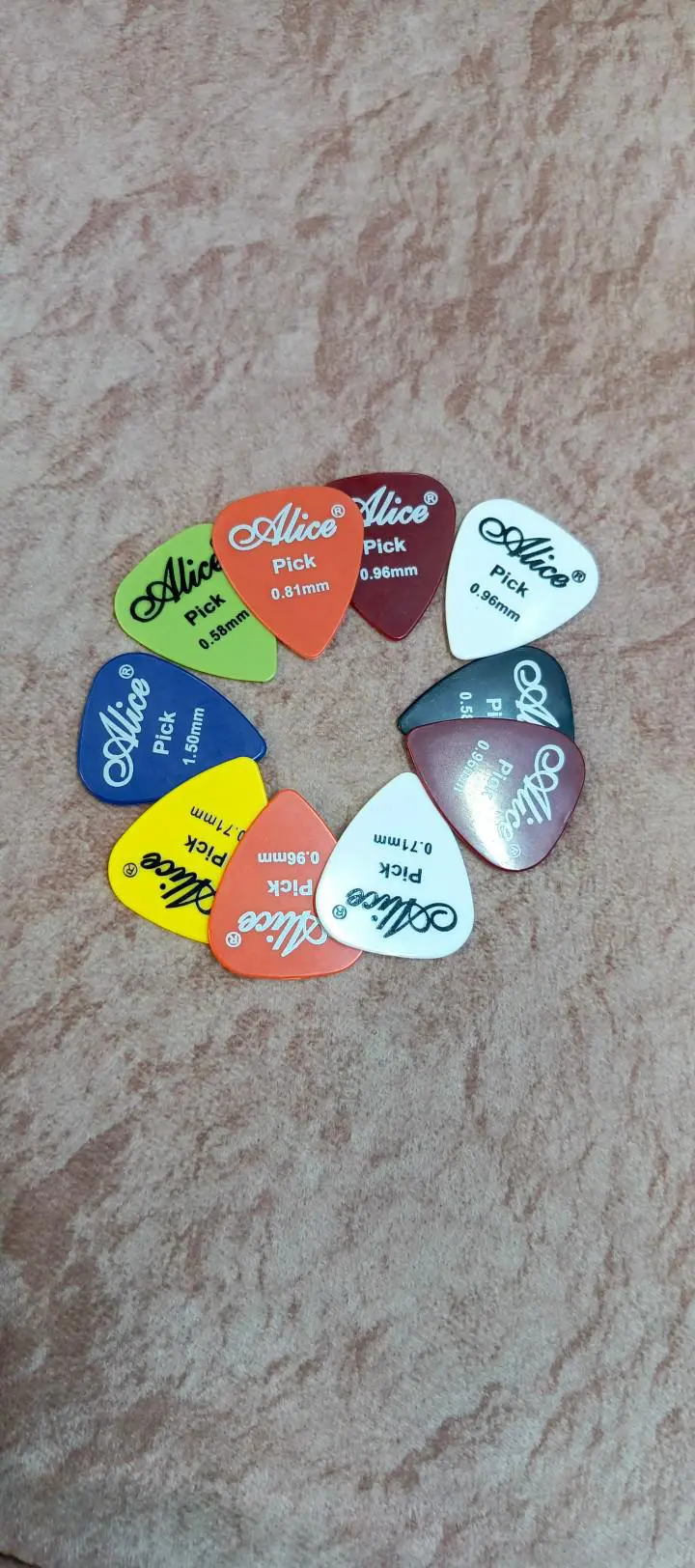 Guitar picks/pectrums (Alice 10pcs)