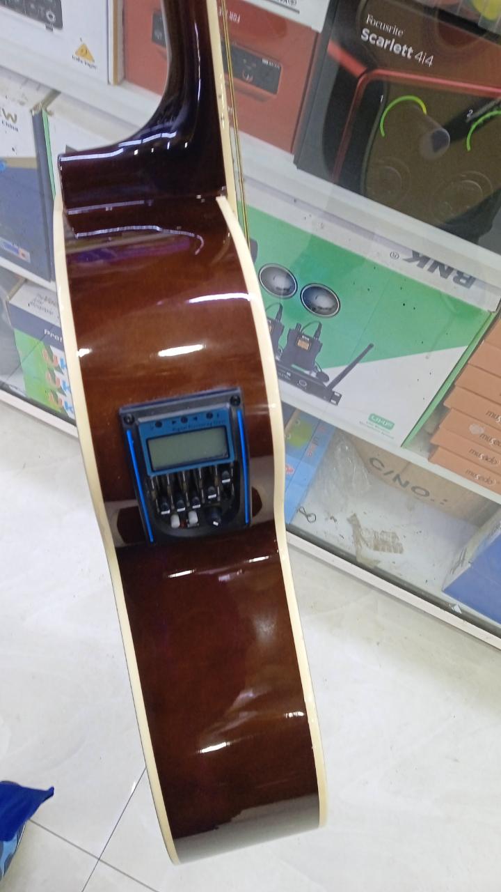 Ibanez Semi-Acoustic Guitar (40")with classic digital turner+ bag + strap