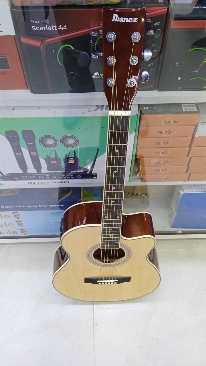 Ibanez Semi-Acoustic Guitar (40")with classic digital turner+ bag + strap