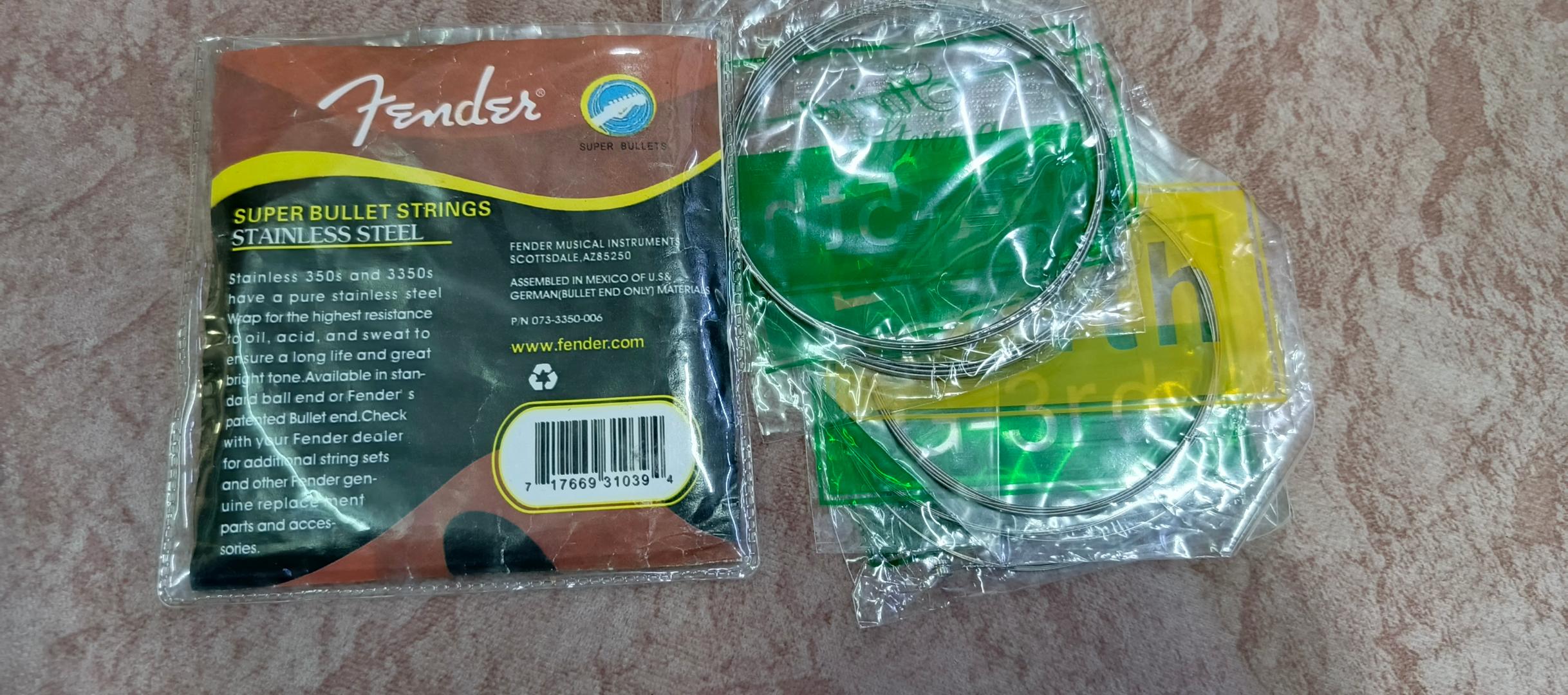 Fender Electric Guitar strings (set of 6)