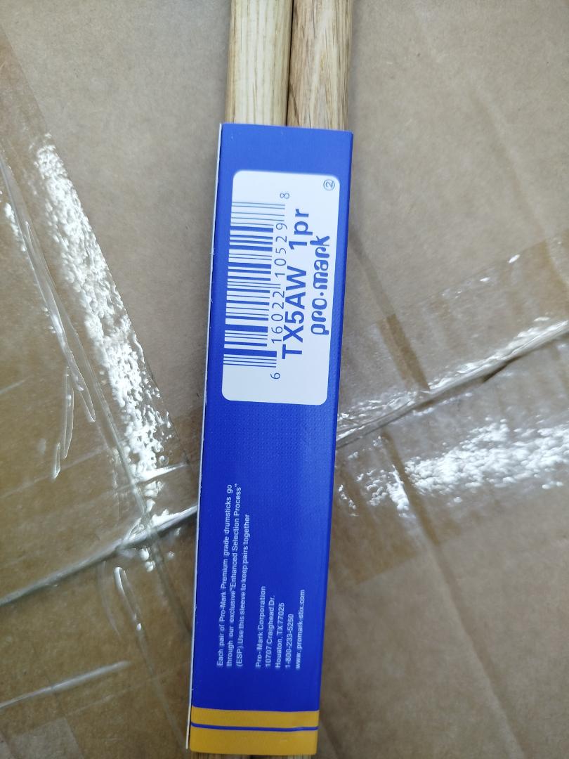 Professional Pro-Mark 7A Drum sticks with Tip