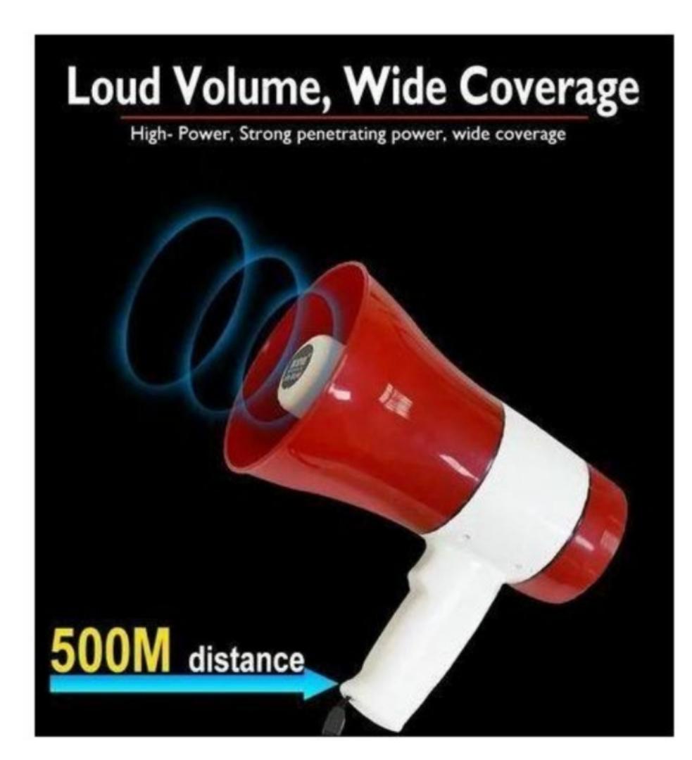 Handheld lithium Battery Megaphone