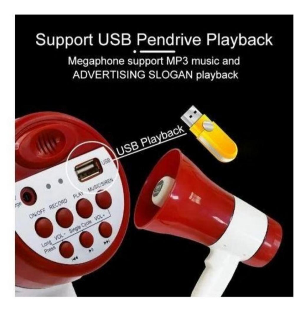 Handheld lithium Battery Megaphone