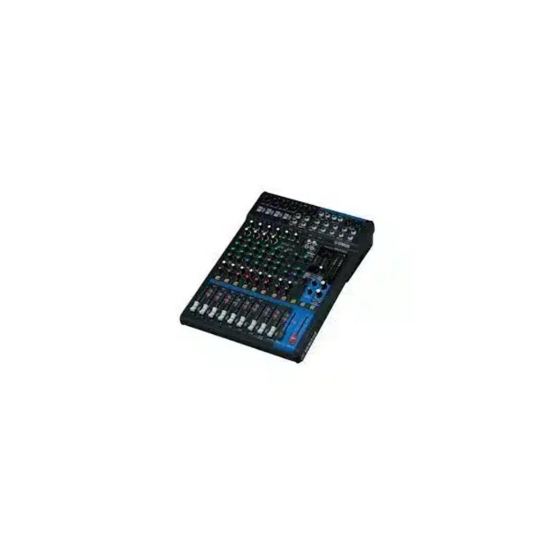 Yamaha MG12XU

12-Channel Mixing Console: Max. 6 Mic / 12 Line Inputs (4 mono + 4 stereo) / 2 GROUP Buses + 1 Stereo Bus / 2 AUX