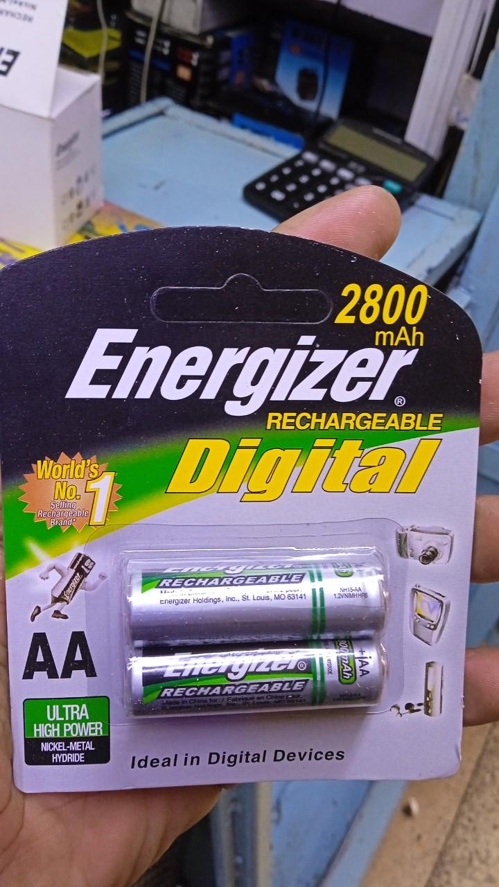 Energizer 2pairs AA RECHARGEABLE BATTERIES+ MP Battery Charger