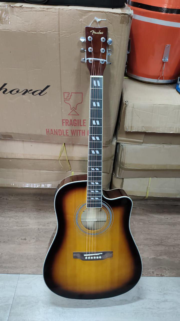 Professional Full 41" Semi-acoustic Guitar with a digital turner plus shoulder strap