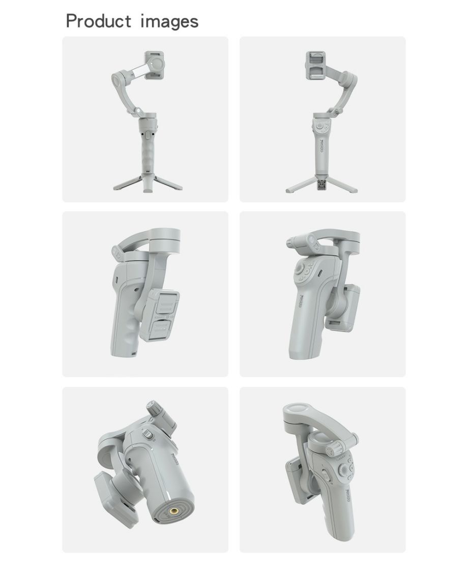 imbal Stabilizer for Smartphones, 3-Axis Phone Gimbal, Intelligent Gimbals with Face/Object Tracking, Portable and Foldable, Vlogging Stabilizer for Android and iPhone , YouTube TikTok