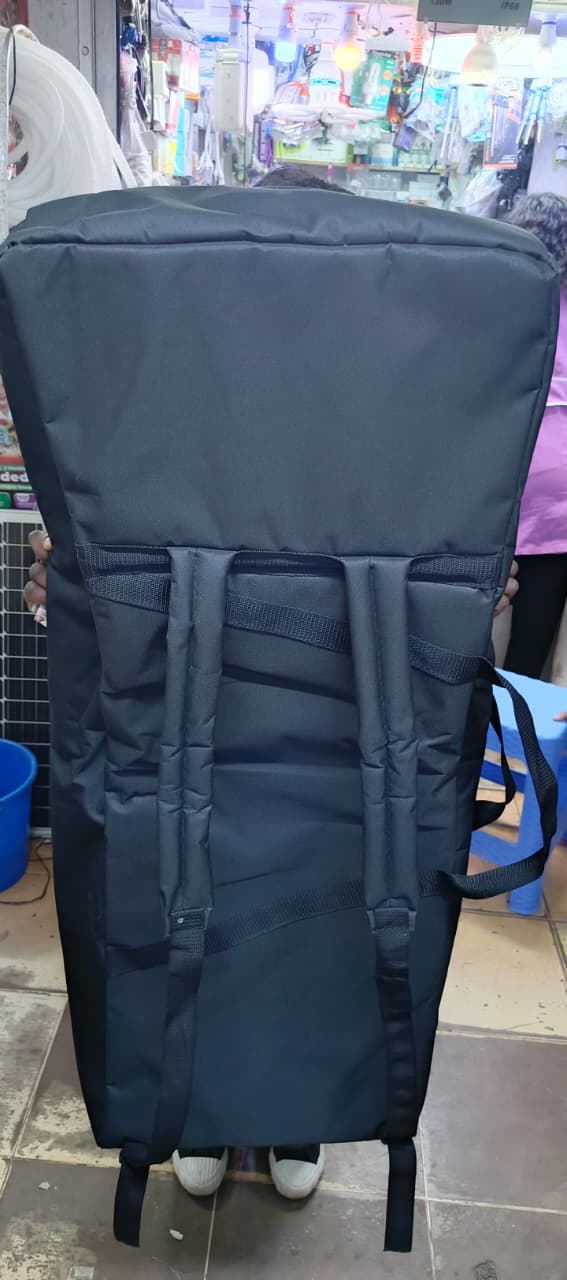 Custom-Made padded keyboard bag for 61-keys keyboards. fitted with heavy back straps and side pockets