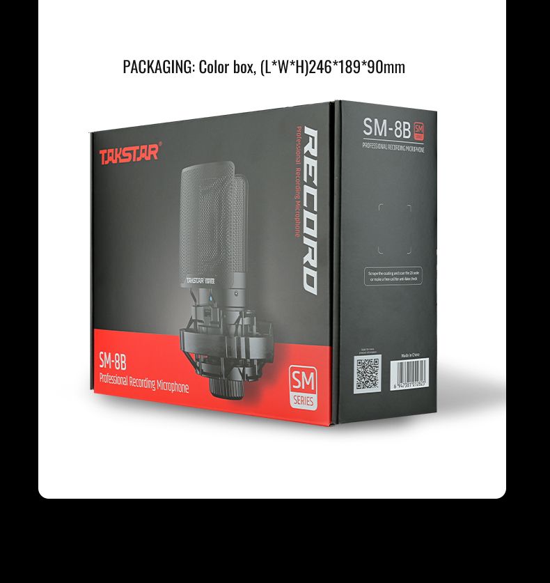 SM-8B(2nd Gen) Professional Recording Microphone