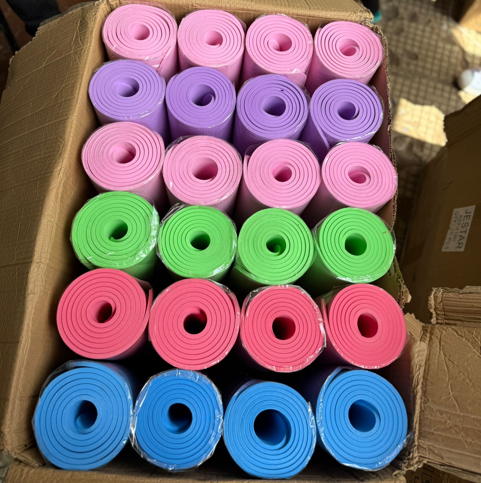 Exercise Fitness Yoga Mat 15mm / Anti-skid Sports Fitness Mat EVA Comfort Foam yoga matt for Exercise, Yoga, and Pilates Gymnastics mat 😻