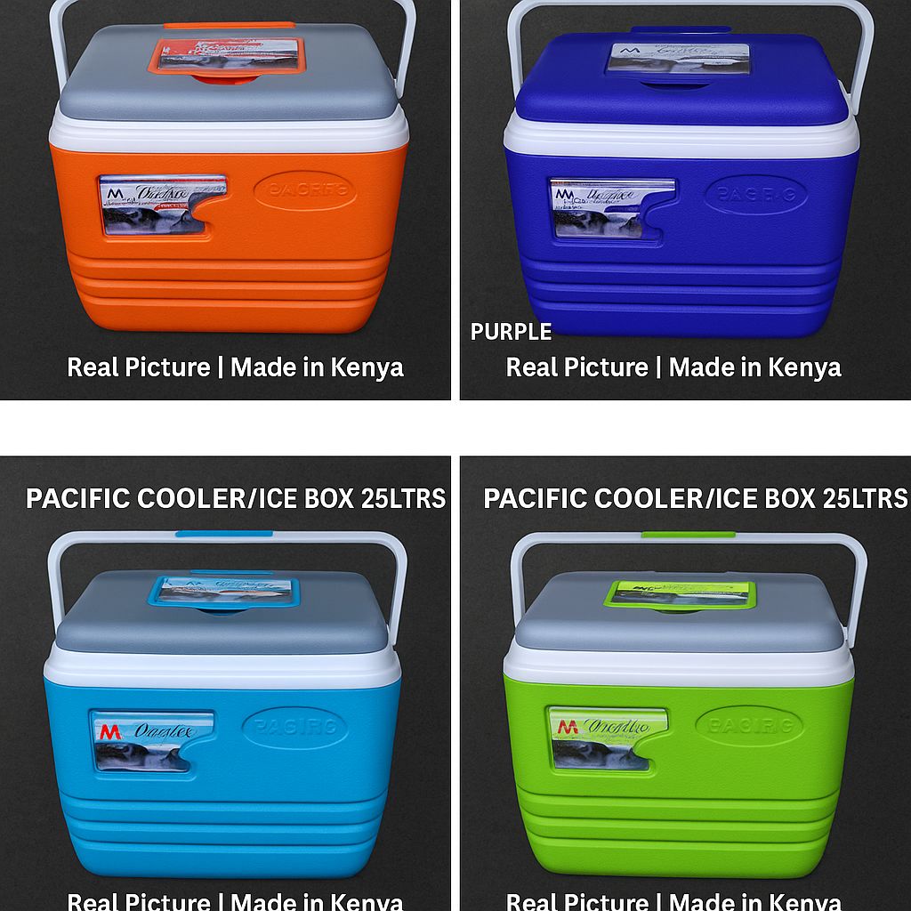 🔥🔥 Pacific Cooler/Ice box 25Ltrs Now Available Per Piece.
⏺️ Keeps food and drinks cold for more than 12Hours .
⏺️ Tough, impact for resistant exterior.
⏺️Swing handle for easy liftin