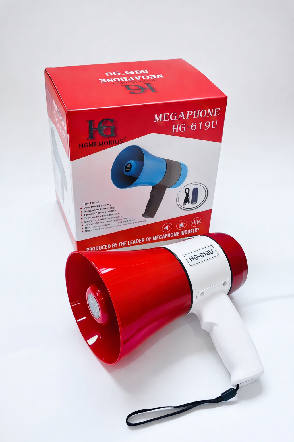 📣 HG-619U Megaphone | Loud Clear Voice • Portable • Ideal for Outdoor Use