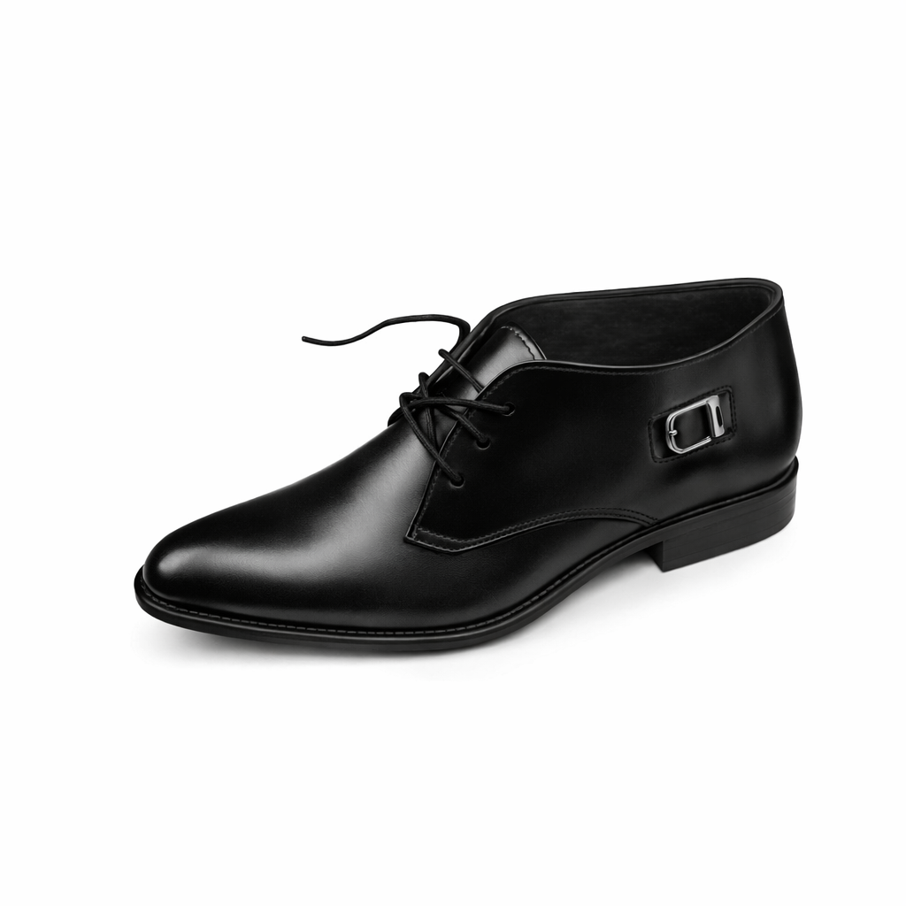 😍😍Men’s Classic Brown Leather Formal Shoe with Stylish Side Buckle – Comfortable, Durable & Perfect for Office, Church & Events 👞✨🎉🎉.  ..