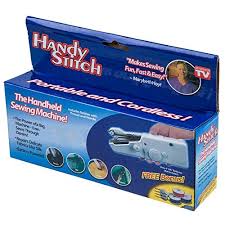 Portable Sewing Machine Mini Household Items Handheld Stitching Sew Handy Stitch Needles Work