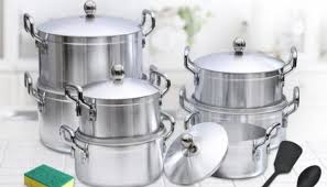 🔥 TC Brand 17PCS Aluminium Cookware Set – 7 Sufuria Pots + 7 Lids + 3 Accessories | Durable, Heat-Resistant, Non-Stick, Family Cooking Set 🍲