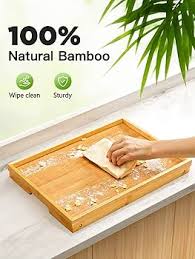 ✨ New Arrival Offer!  Foldable Bamboo Breakfast-in-Bed Tray 🌿 Wooden Serving Table | Special Discount Offer | Portable, Durable & Eco-Friendly for Meals, Snacks & Laptop