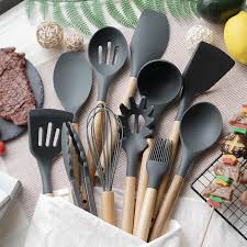 ➡New Arrival Special Offer 🎉| 12 in 1 Cooking & Serving Spoon Set with Holder 🍴 | Silicone, Heat-Resistant & Stylish 🍳 Upgrade your kitchen with the ultimate utensil set!