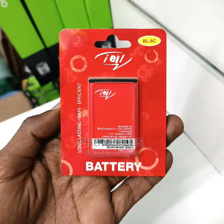 Itel BL-5C Mobile Battery – 1000mAh Replacement Battery