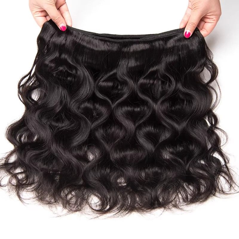 African wig female chemical fiber hair weft hair bundle body wave black big wave snake curly hair weft 100g FT002