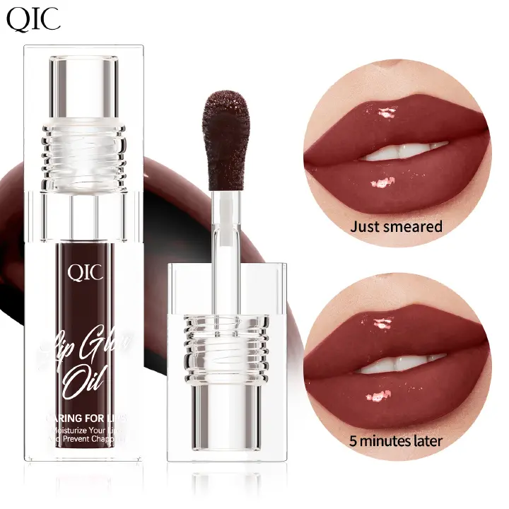 QIC hot color-changing lip oil Lip Oil Lip Oil Moisturizing Lip Pouting Lip Lip Gloss Lip Gloss Lip Gloss Lip Gloss