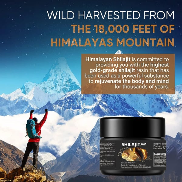 Pure Himalayan Shilajit resin