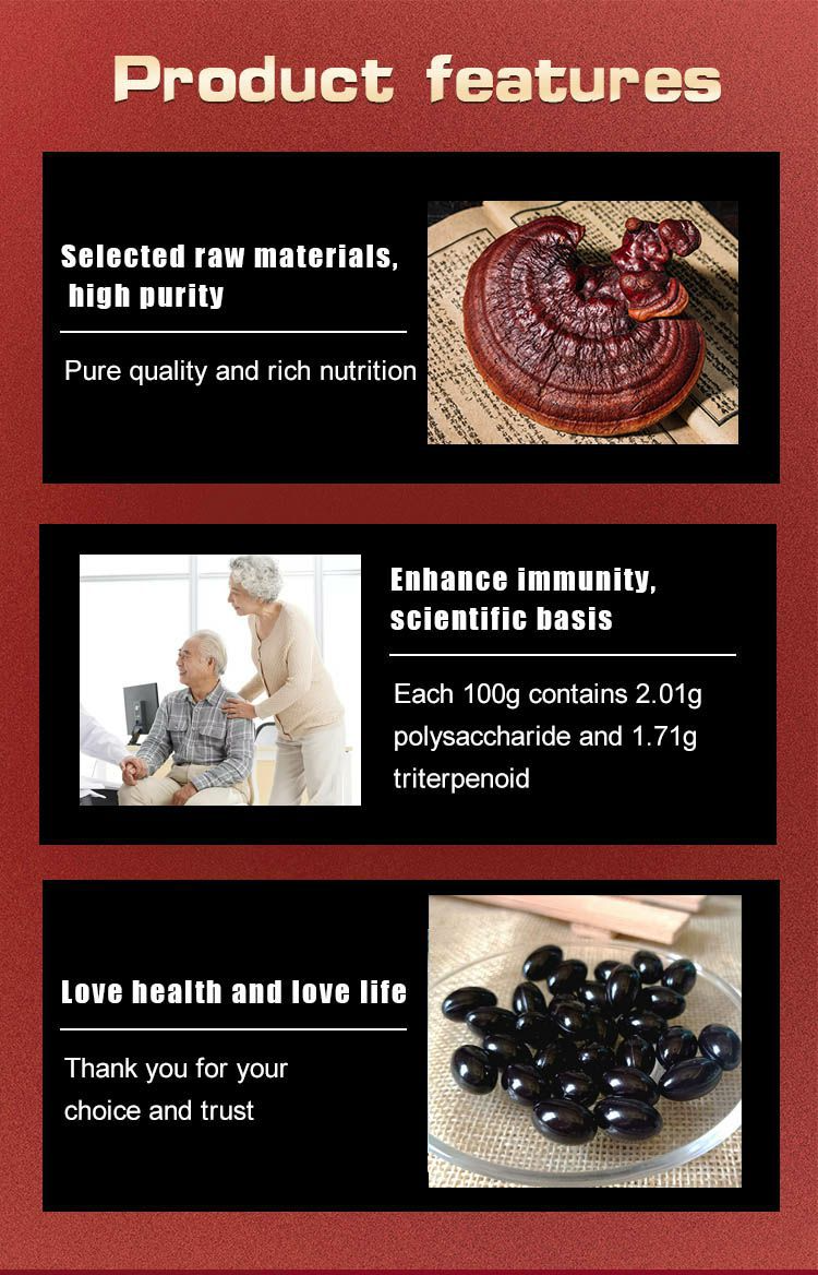 Ganoderma Lucidum Extract Reishi Mushroom Soft