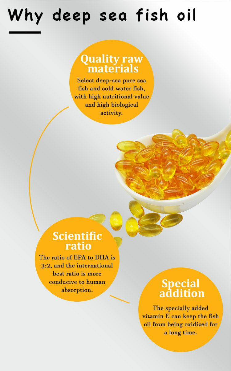 Deep Sea Fish Oil Soft Omega 3 Fish Oil